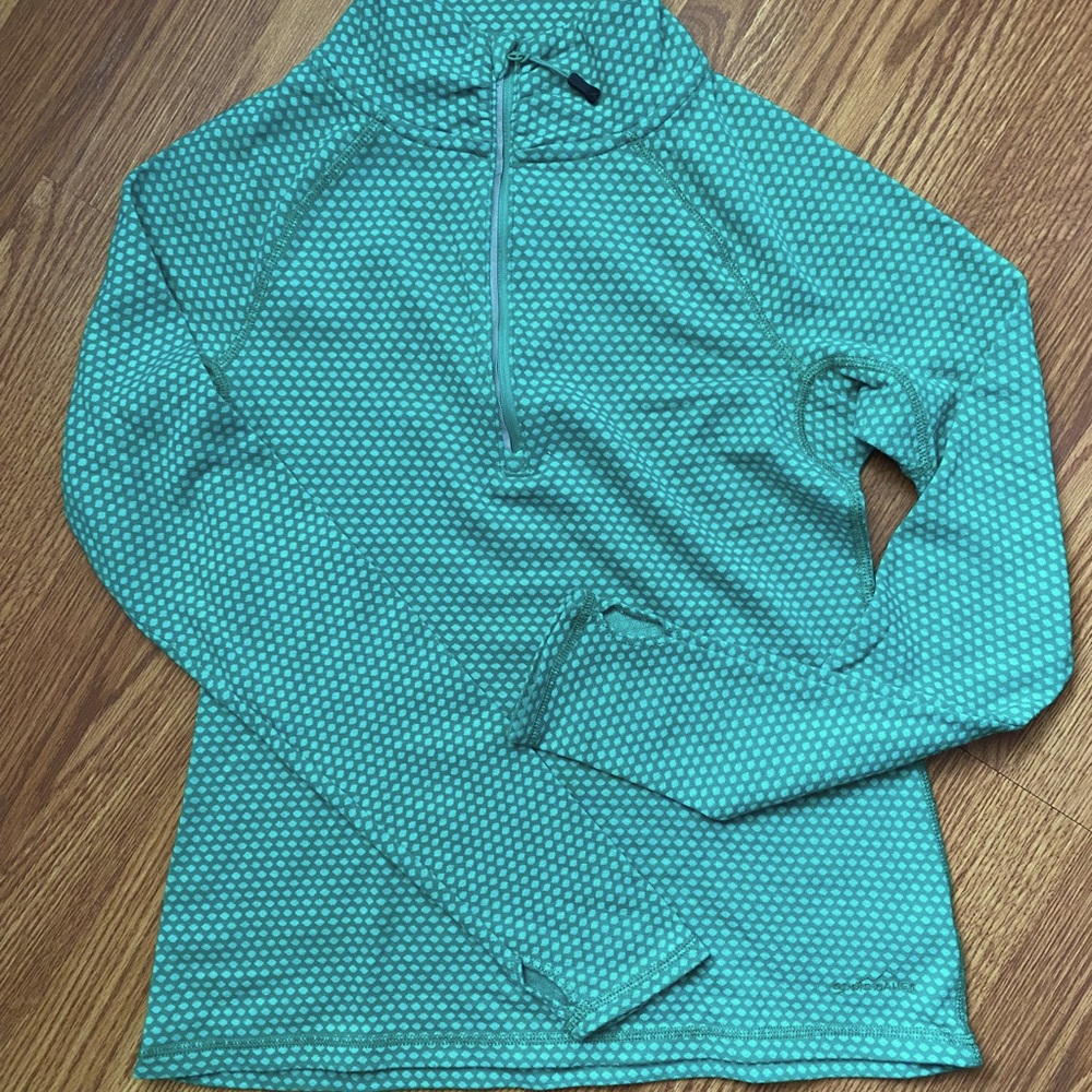 Eddie Bauer Teal Long Sleeve Top